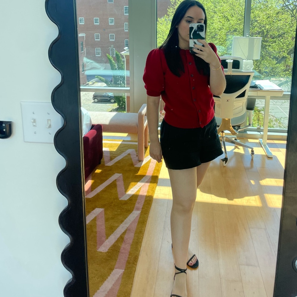 J.Crew Black Linen Shorts